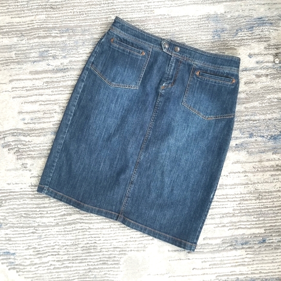Contrast Jeans Dresses & Skirts - BiG SALE Jean skirt. fits size 12/13. From Contrast Jeans